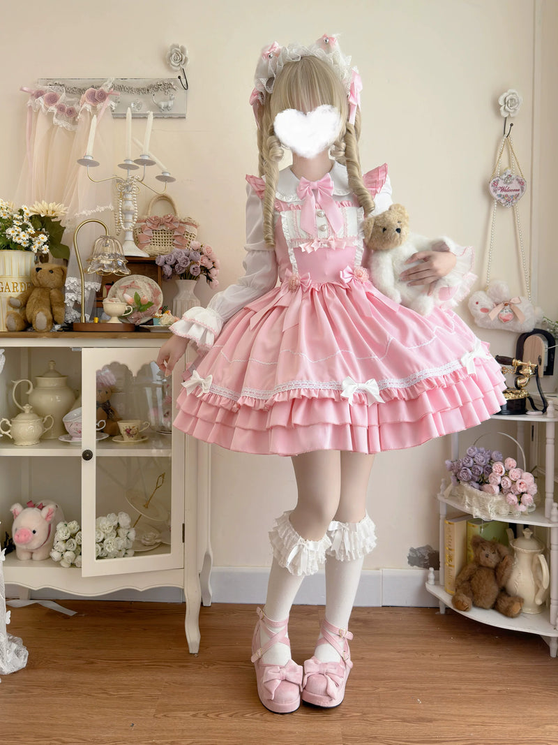 Hanguliang Paper Cake Sweet JSK Dress