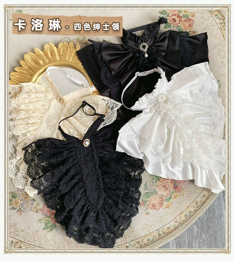 With PUJI - Carolyn - Lolita Blouse detail view 6