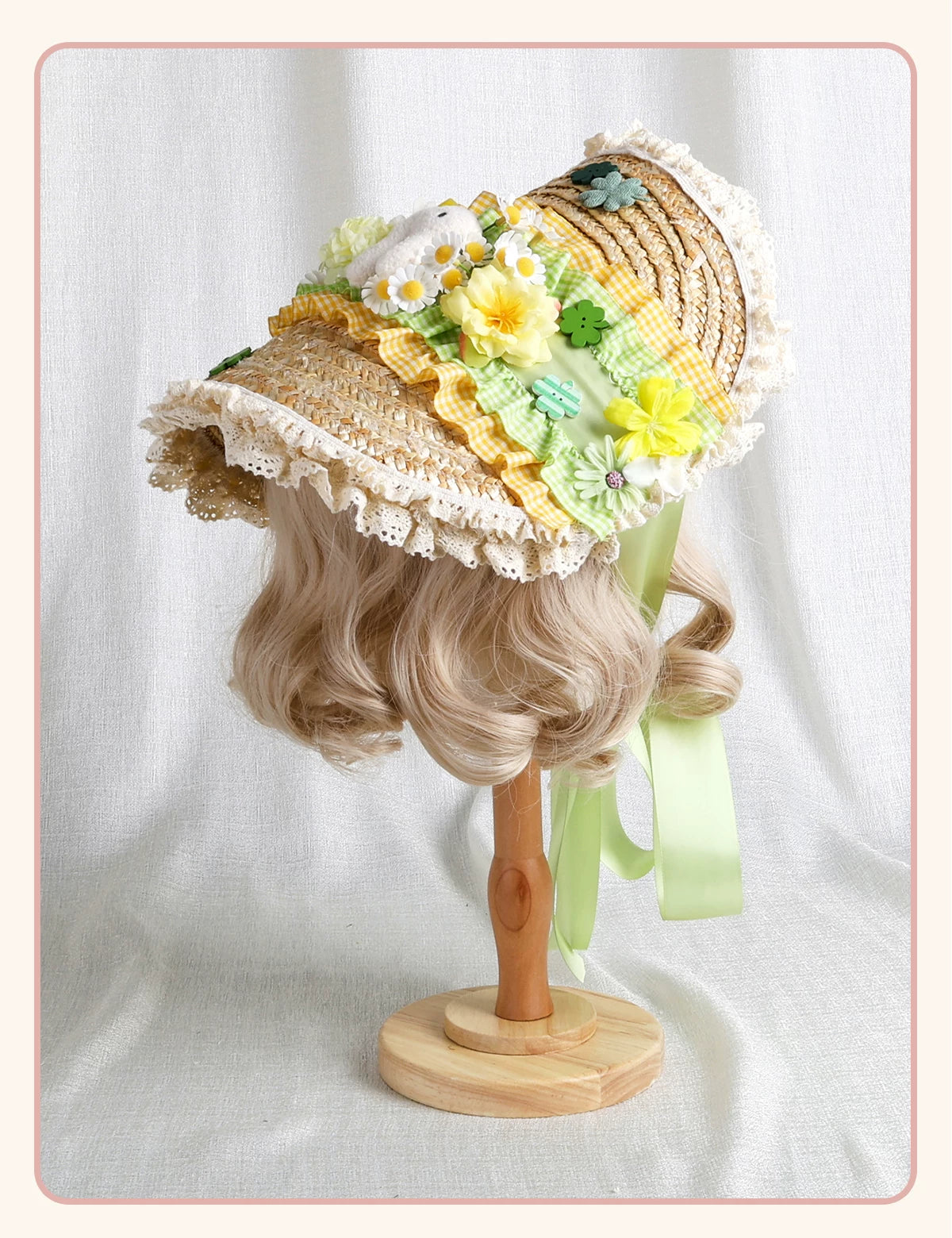 Stardust Rose - Pastoral Spring - Headwear with lace trim