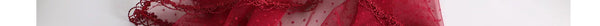 Little Ghost Accessories dark red flower headwear and veil styles.