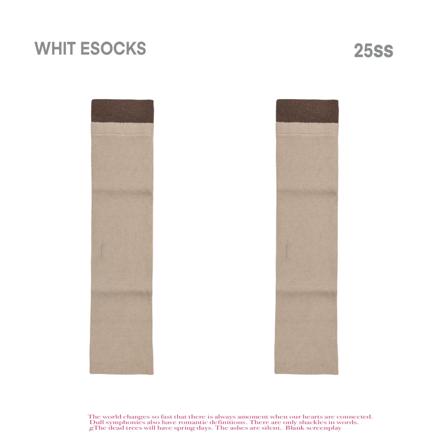 White Socks - Ribbed Slouch - Ribbed Mid-Calf Slouch Leg Warmers