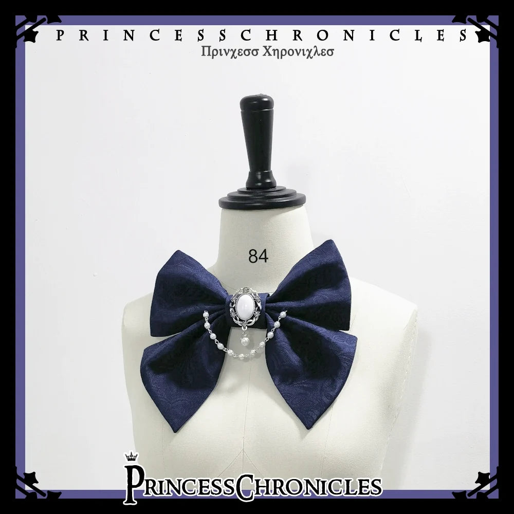 Rabbit Theater - Ouji Lolita Suspender Waistband Shorts Set Bow Brooch Only (One size/M) S