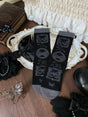 Black-Gray / Socks Only (without cuff bow trim)