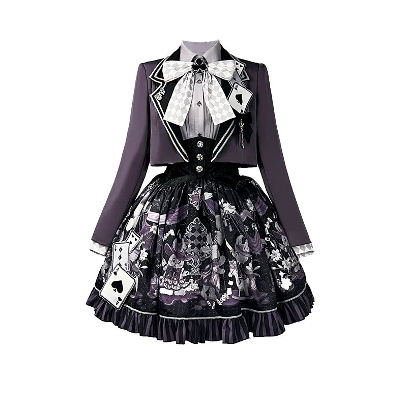 Your Princess - Magic Troupe - Gothic Lolita Outfit, Bunny Printed Skirt