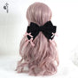 Schwarz-pinkfarbene Federklammer (10 cm, 2 Stück)