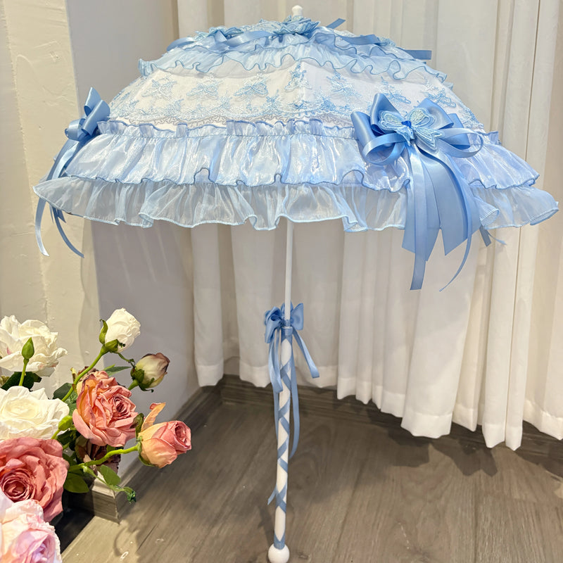 Independent Brand - Azure Promise Bow Tea-Party Lolita Parasol - product image 7
