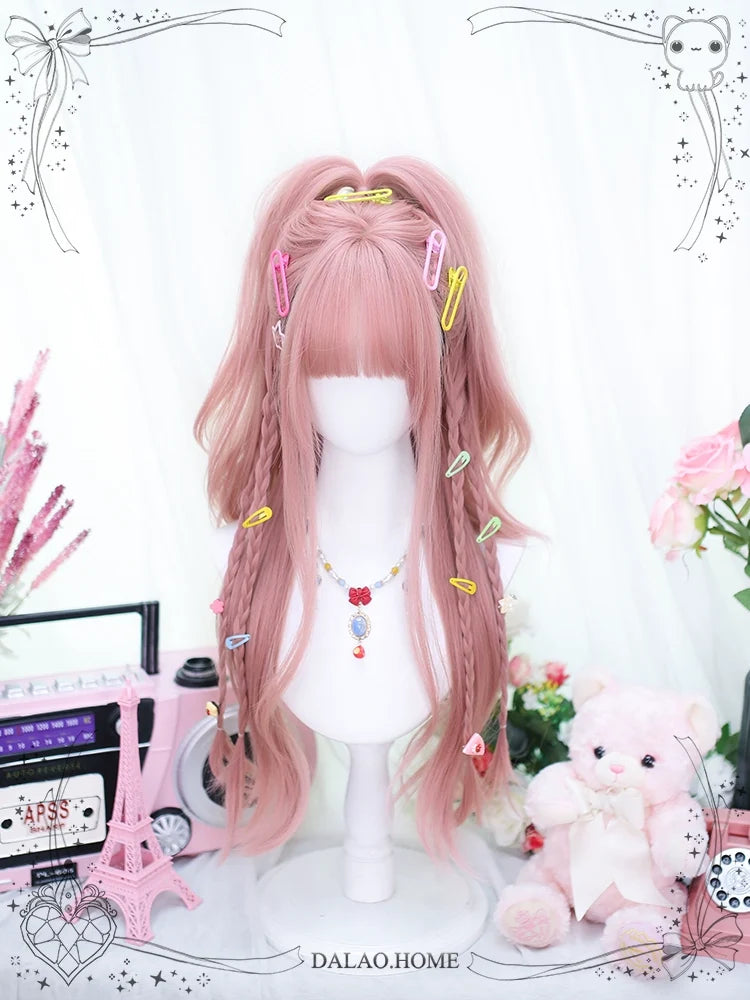 Dalao Home - Solid Lolita Wig, Long Curly - Wig