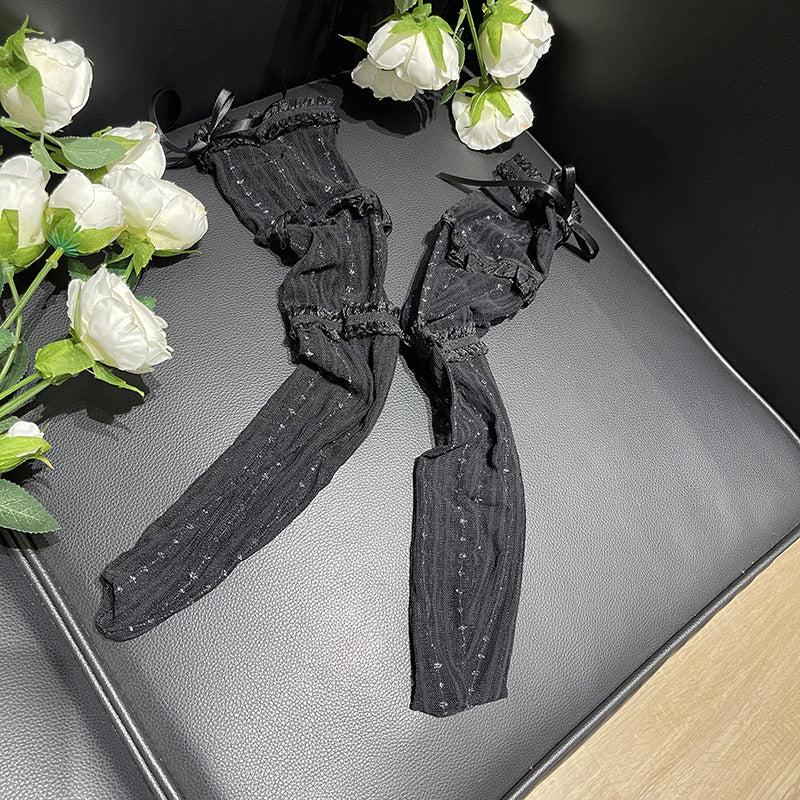WAGUIR - Sweet Lolita Lace Thin Calf Socks - Socks