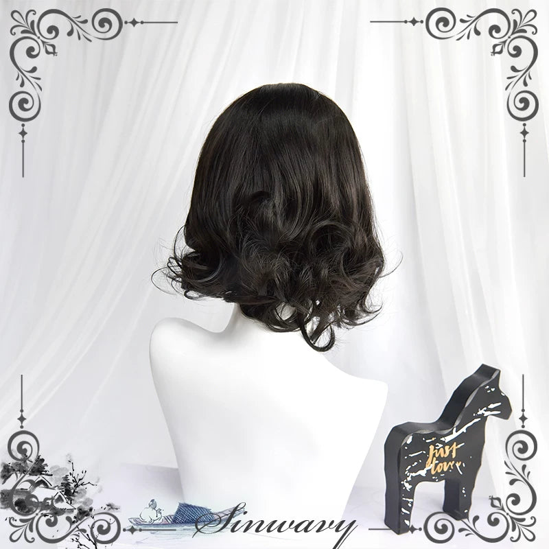 Sinwavy natural black retro bob wig - view 4
