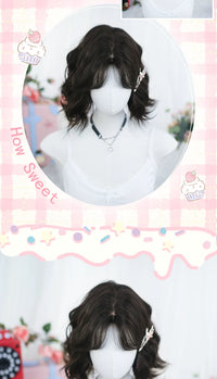 Dalao Home - An Yue - Short black-tea water-wave wig - An Yue black tea