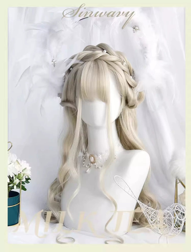 Sinwavy beige long-curl Lolita wig - view 6