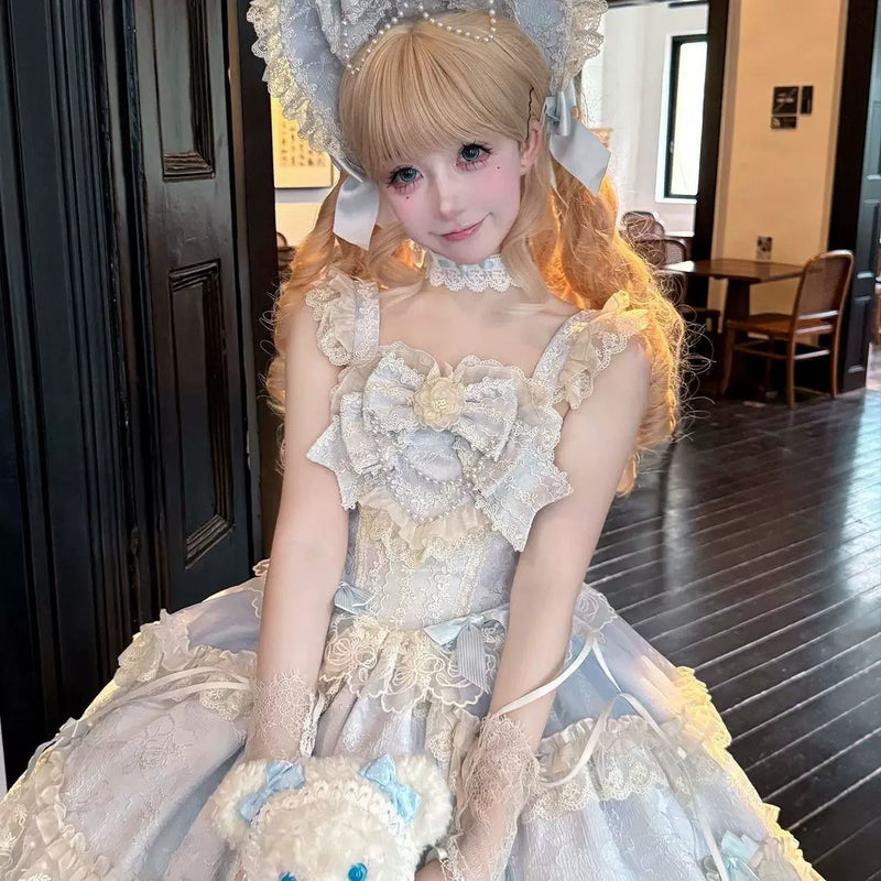 Hanguliang Flower Heart Love Ballet JSK Dress
