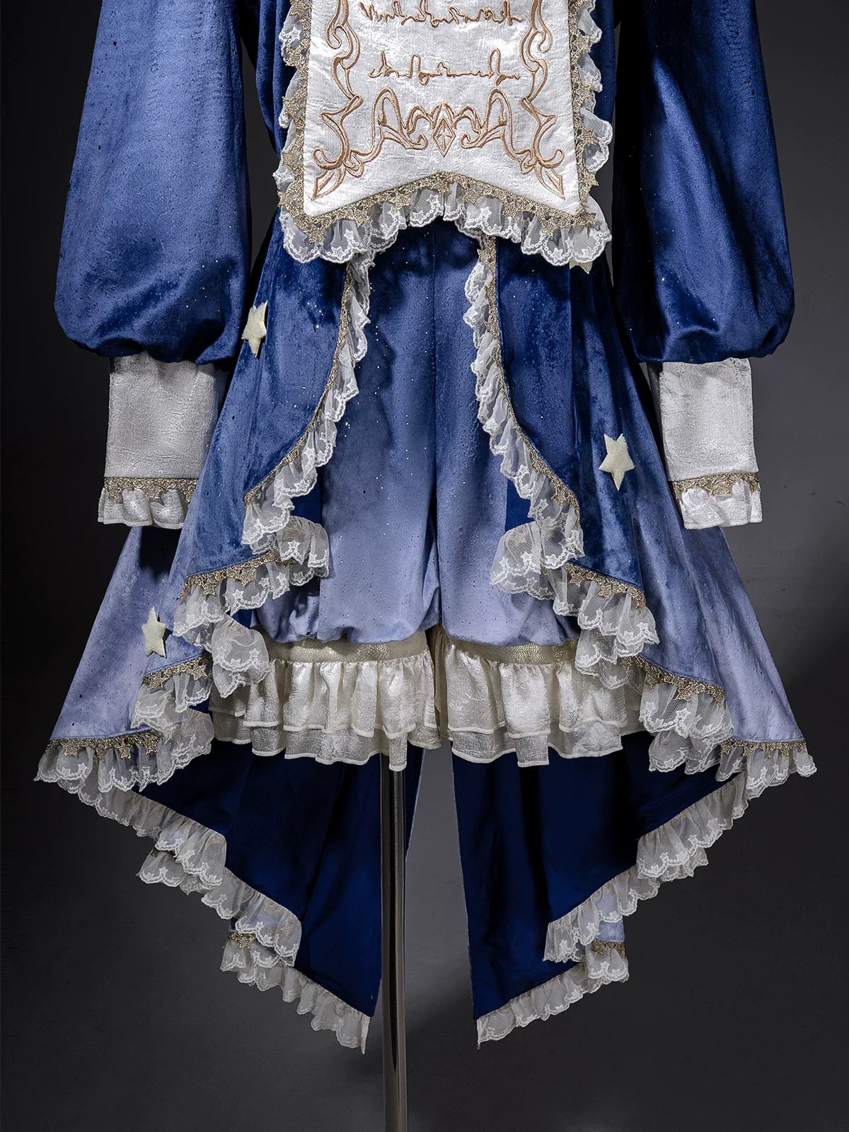Your Princess - Dream Cloud - Ouji Lolita High-Low Tailcoat, Puffy Lantern Shorts