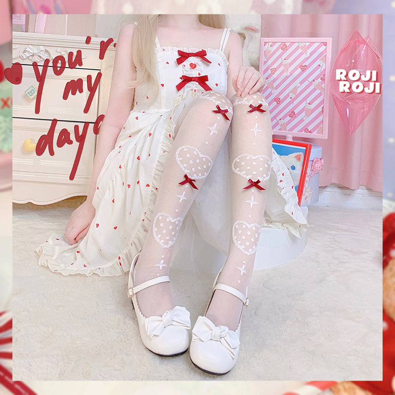 Roji Roji - Super Thin Summer Lolita Knee Socks - Socks