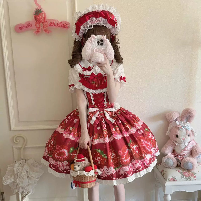 Hanguliang Sweet Berry Story JSK Dress