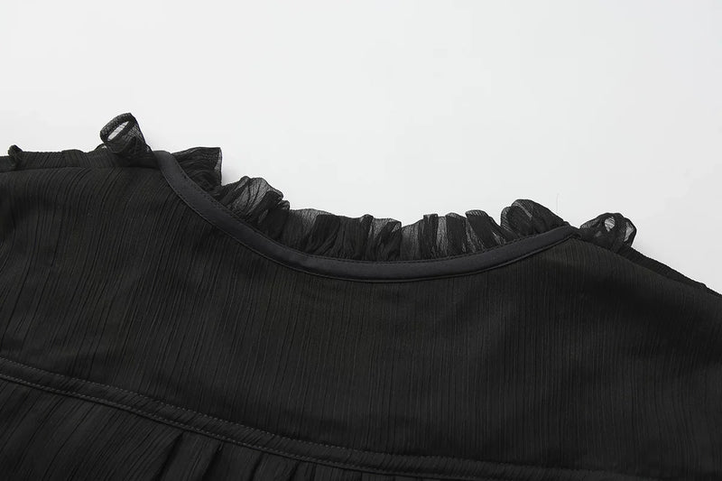 Immortal Thorn - Eternal Treasure Voyage - Ouji Lolita Chiffon Blouse with Ruffles