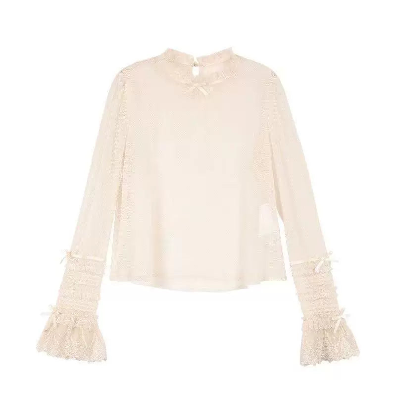 Sweetheart Dream Machine - Silent Wedding - Dotted Stand-Collar Inner Layer