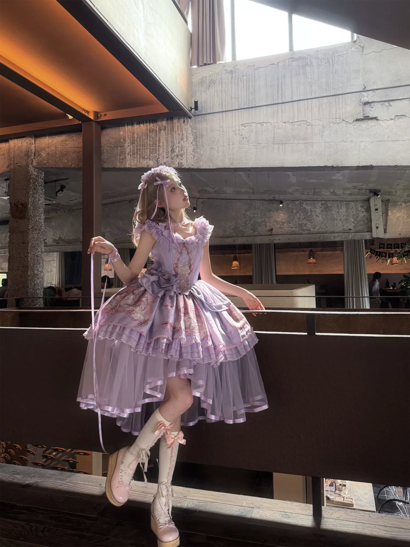 tonight - Lost Dreamland - Dreamcore Ballet Separates with Asymmetrical Vest and Skirt Options
