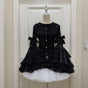 Black Hime-Sleeve Blouse / S