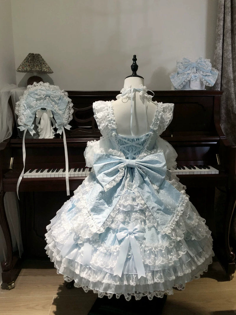 Pear Island Tea - Misty Moon Dream - Sweet Lolita JSK dress