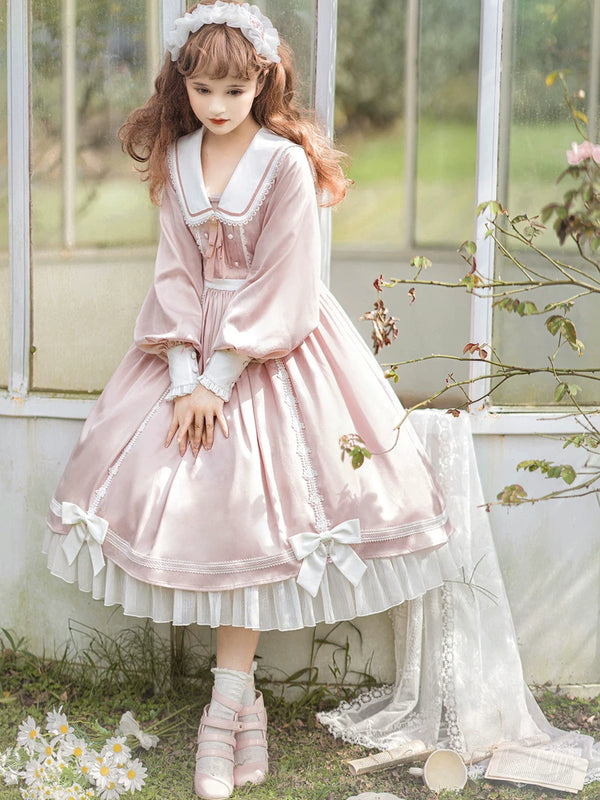 Fan Hua Xin Love Letter Classic Lolita OP Dress — additional product view