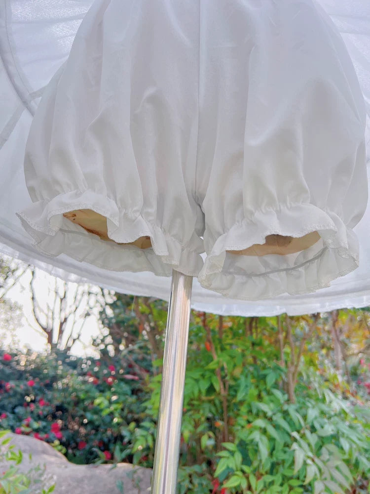 Flower Fieldhappy Event - Adjustable Hoop Puffy - 13.8-inch Lolita petticoat with built-in bloomers - product detail 5