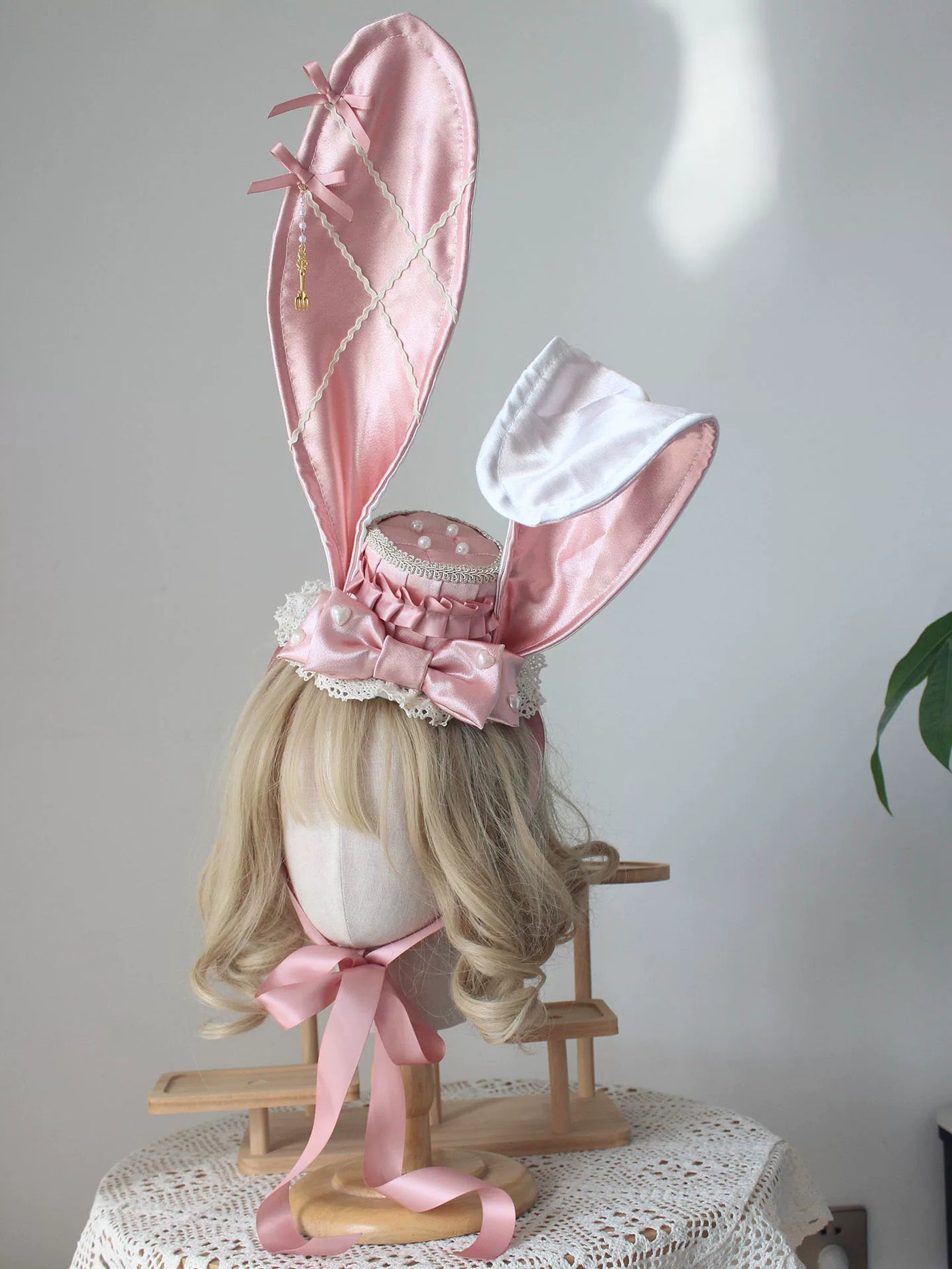 Deer Girl Handmade - Brulee Rabbit - Rabbit-Ear Headwear with Shapeable Ears