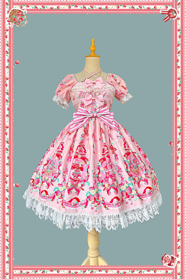 Infanta - Strawberry Little Chef - Cotton Sateen OP