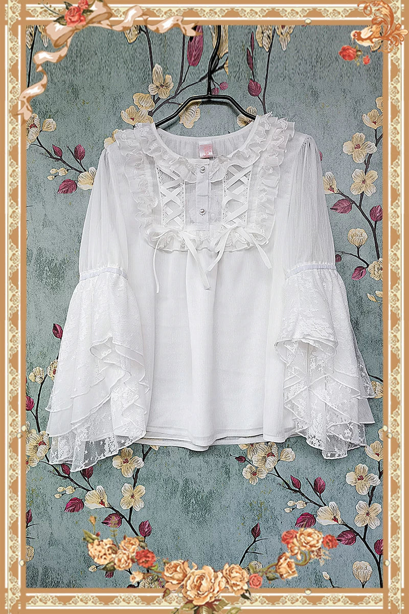 Infanta - Half a Spoon of Sugar - Hime-Sleeve Blouse