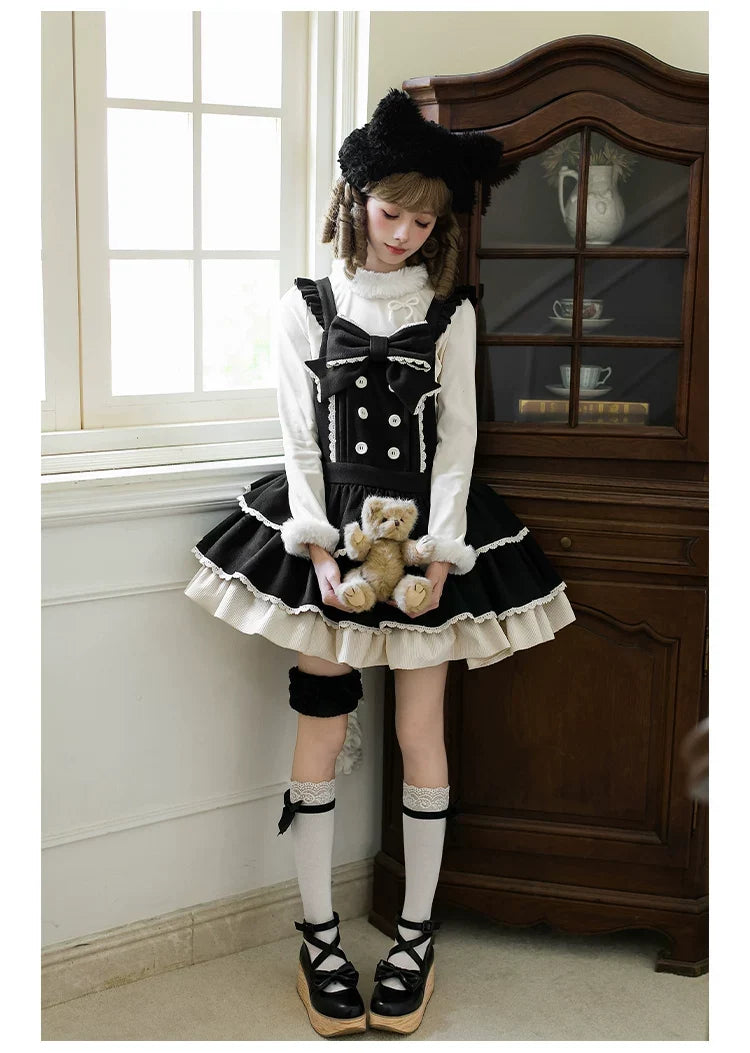 With PUJI - Snowlight of Tokamachi - Kawaii Lolita JSK, Animal Ear Headband