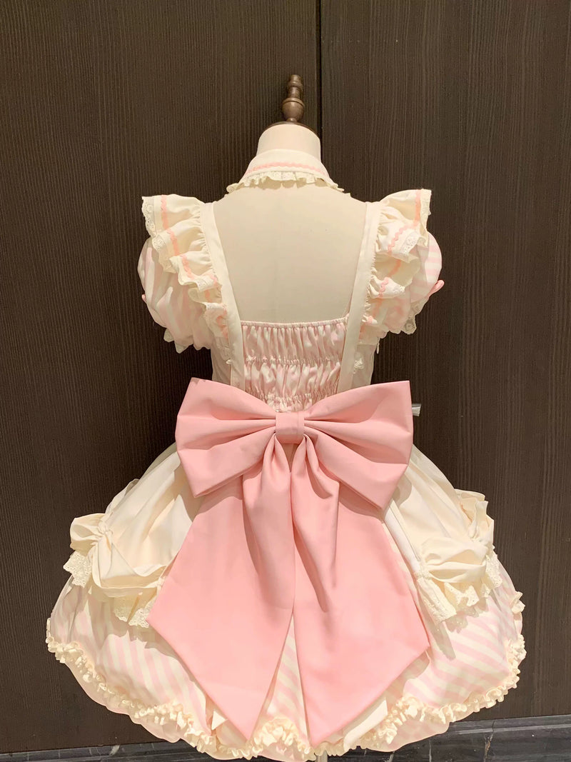 Salted Cream - Puppy Pastry Chef - Lolita Dress with Puppy Appliqué