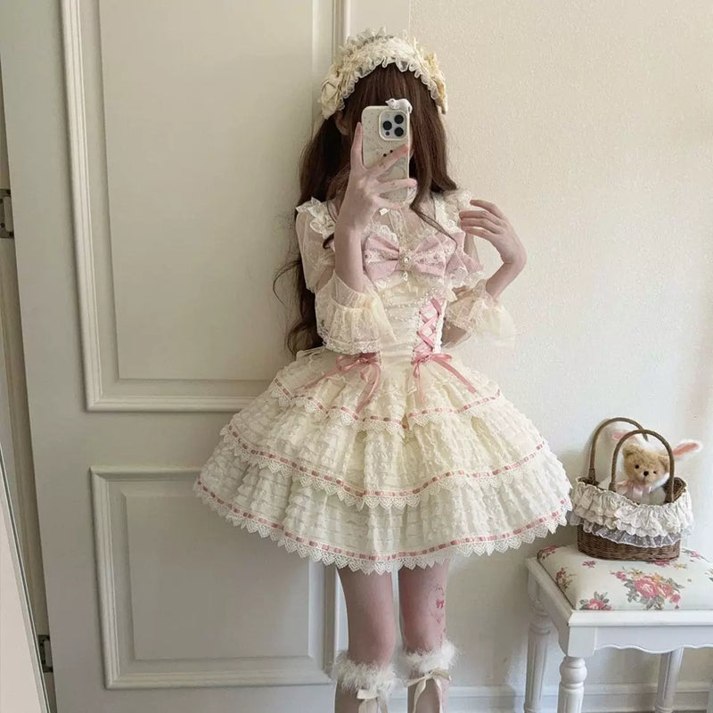 Hanguliang Flower Letter JSK Dress