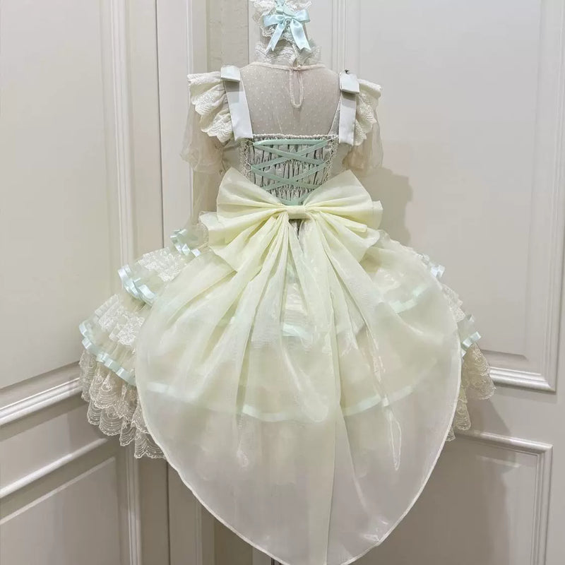 Hanguliang Rose Feather Spin Ballet JSK