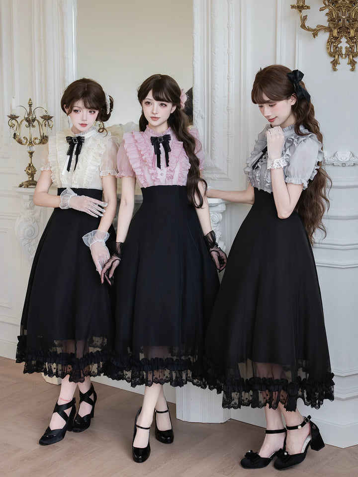 With PUJI - Miss Laura: Moon Viewing - Lolita OP Dress