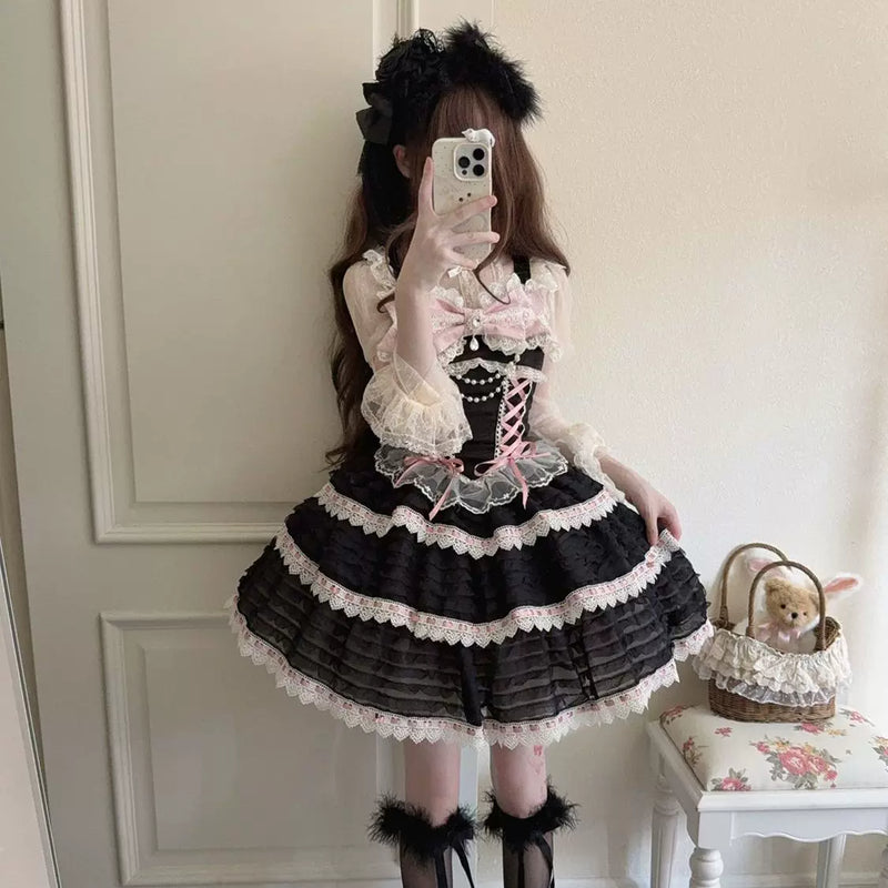 Hanguliang Flower Letter JSK Dress