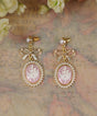 pink ear studs (pair)