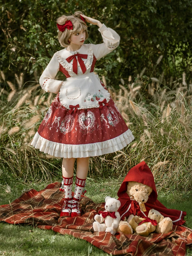Fan Hua Xin Little Red Riding Hood OP, Apron & Cape — additional product view