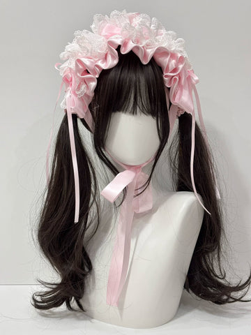 Cat Tart - Ballet Ribbon - Satin Bow Headband with Long Trailing Ribbons