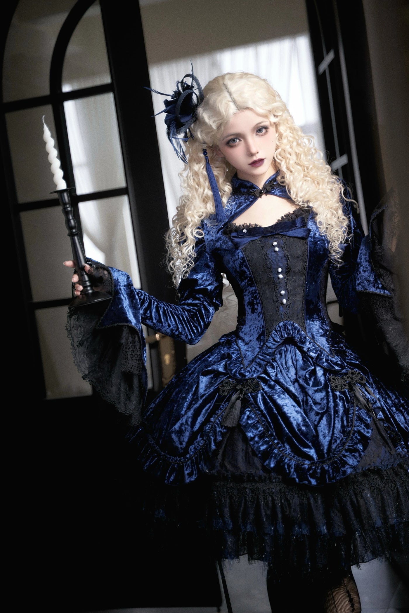 tonight - Yan She Ling - Velvet Hime-Sleeve Top, Vest or Lift-Up Skirt