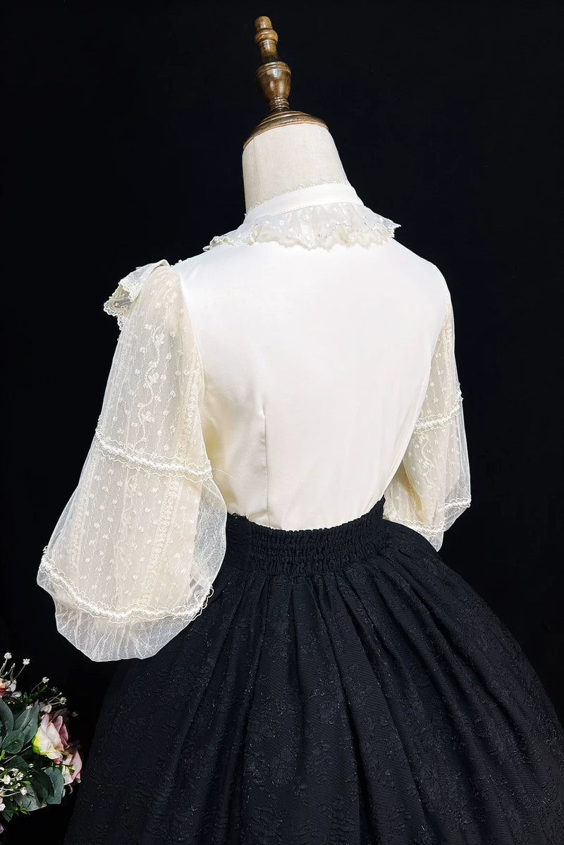 DMFS Lolita - The Heart of the Rose - Elegant Retro Lolita Skirt High Waist SK Blouse