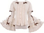 Off-white Blouse with brown bows Only / S