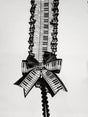 Piano hairband (piano stripe version)