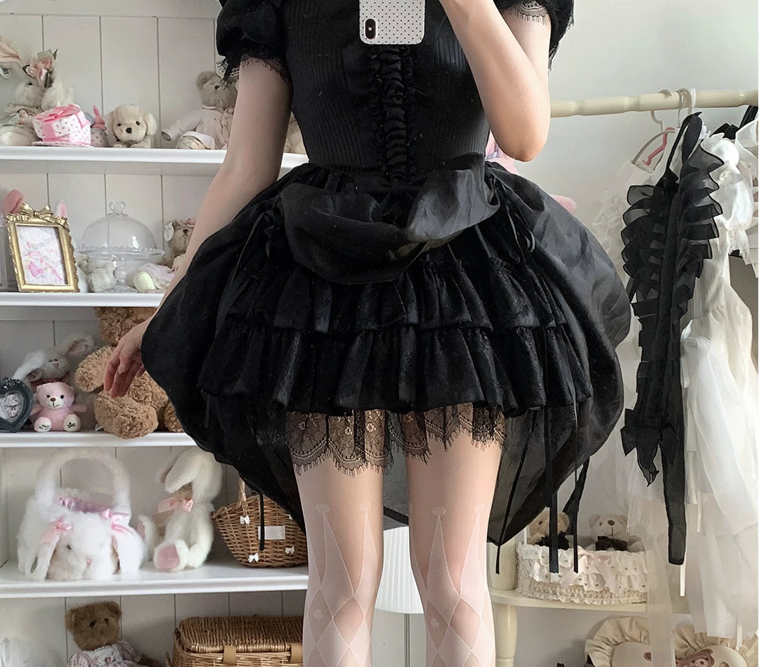 roji roji - Circus Key - Sheer Pantyhose with Key Motif