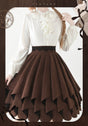 Brown / S / Skirt