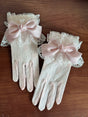 Pink Gloves + Pink Bows
