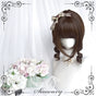 Dark brown short wig