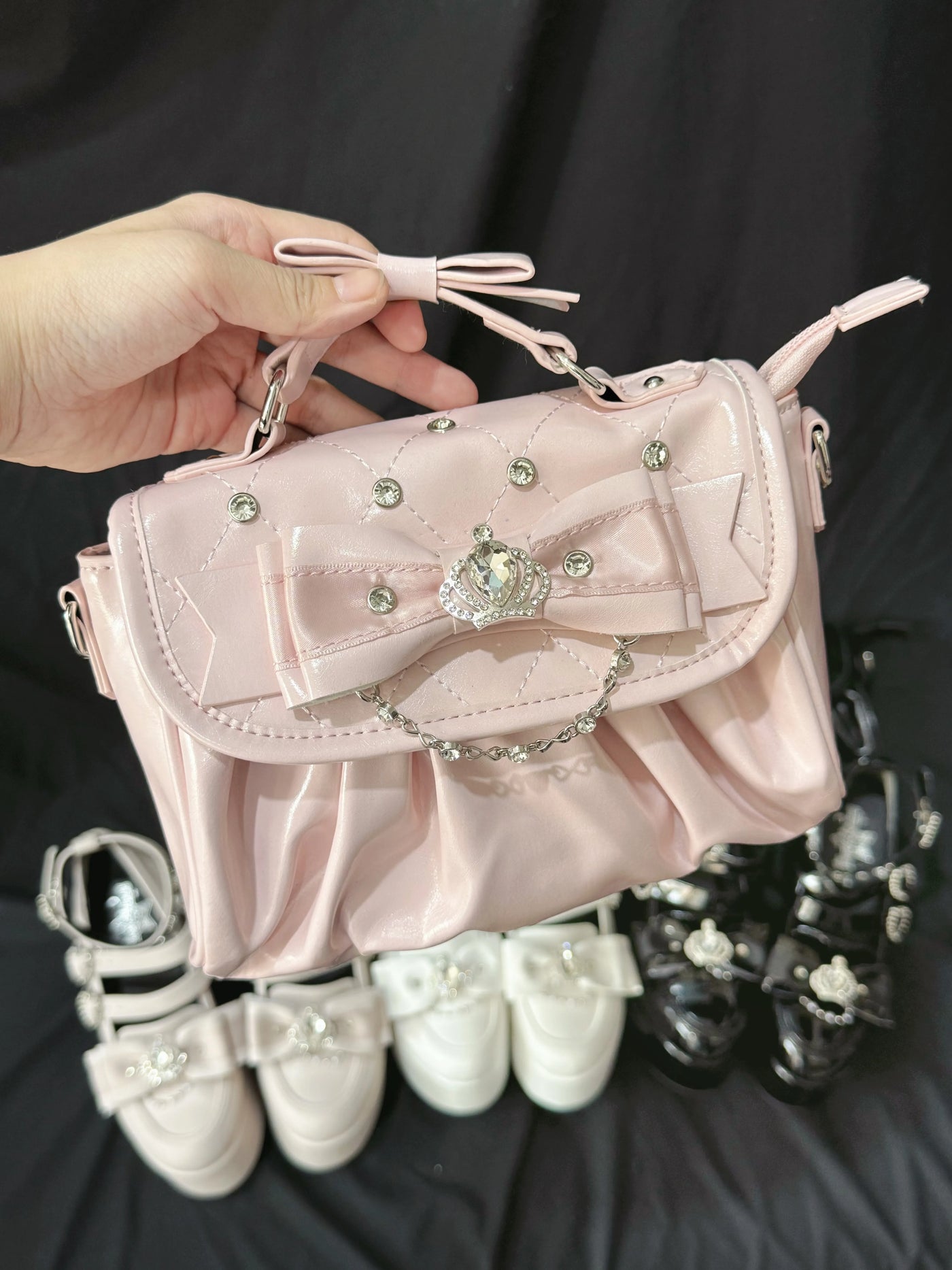 Transfer Student - Coronation Gift Box - Rhinestone Shoulder Bag