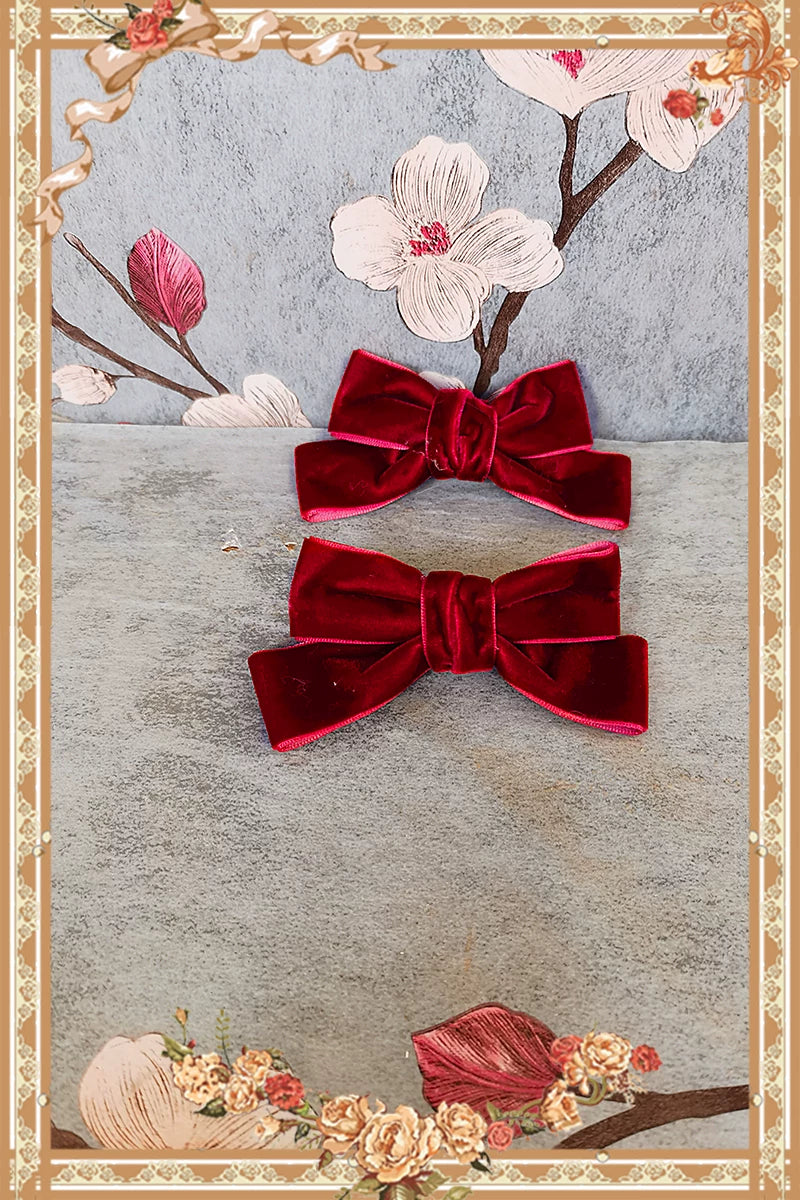 Infanta - Floral & Velvet - Lolita Hair Accessories