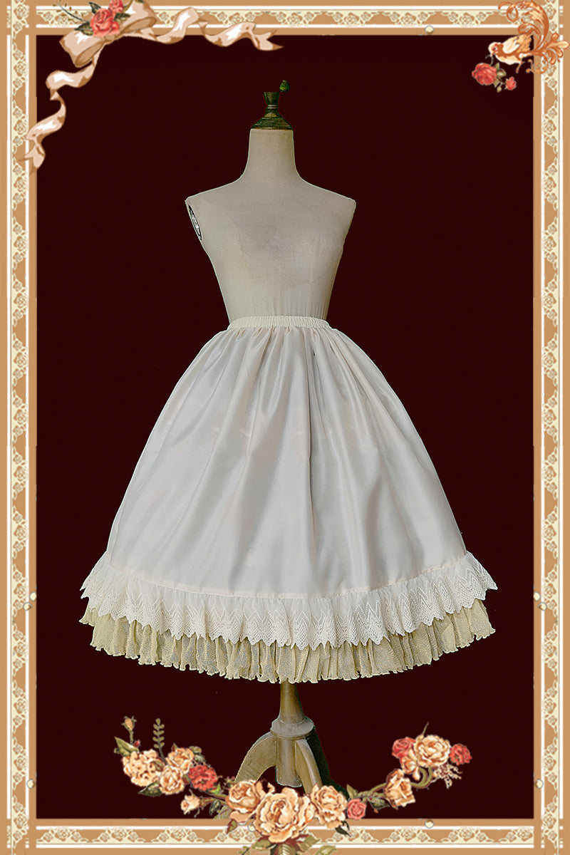 Universal Lolita SK Extension Underskirt One Size Apricot