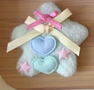 Golden Pikaka - Pastel Star Hair Accessories - Fluffy Star Hair Clip